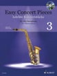 Easy Concert Pieces #3 Alto Sax and Piano BK/CD cover